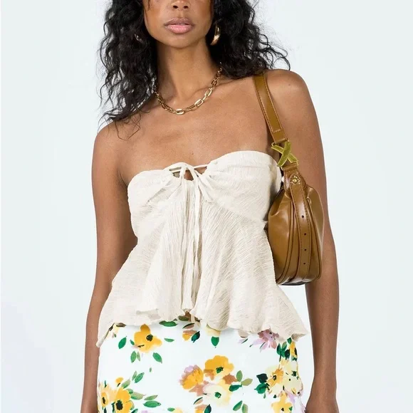 LONG SUMMER NIGHTS TOP IVORY LOW IMPACT - Picture 3 of 6